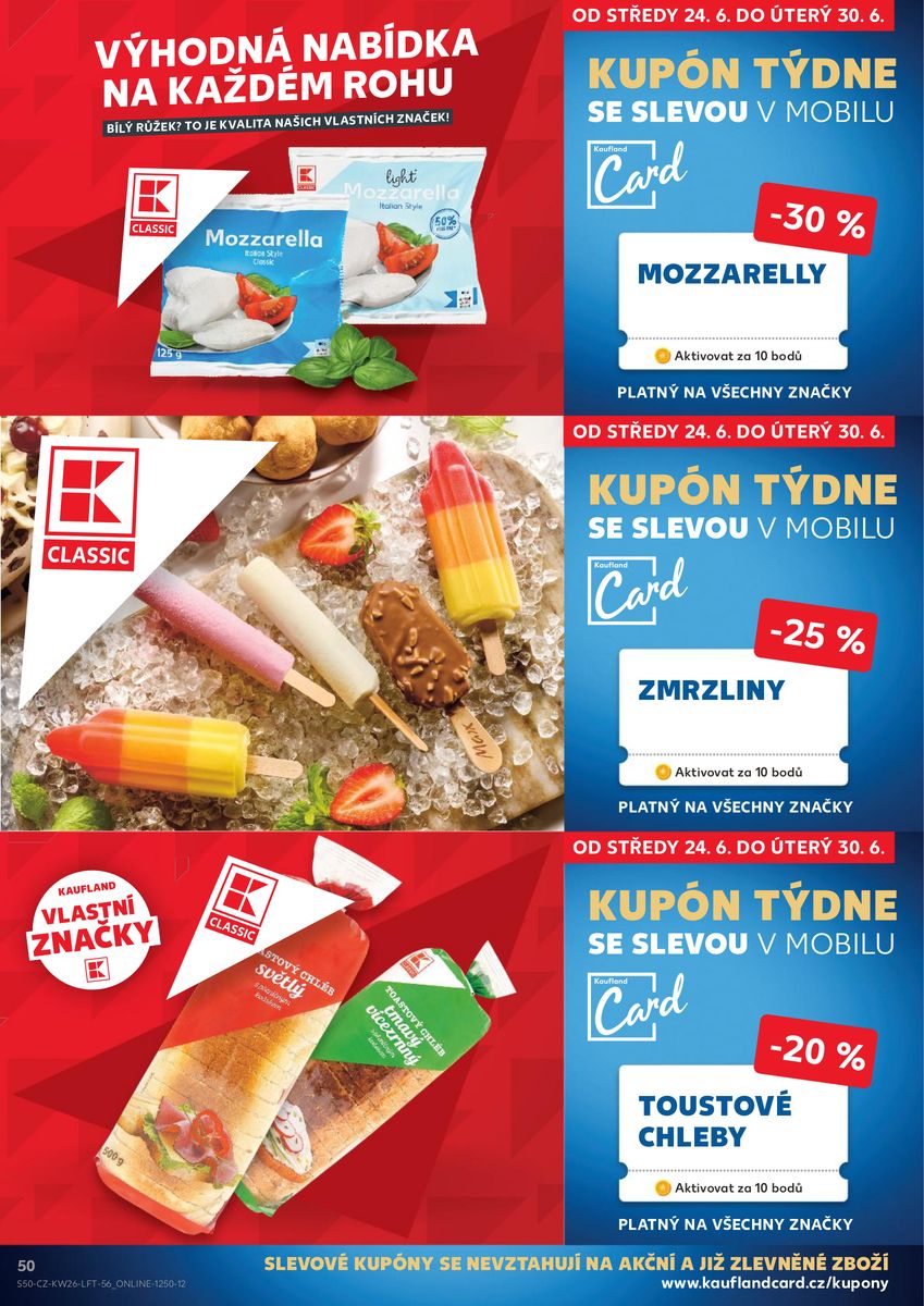 Kaufland catalog page 50 — 2026-06-24 to 2026-06-30