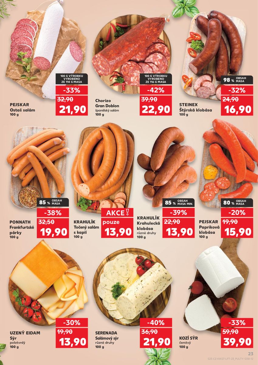 Kaufland catalog page 23 — 2026-07-01 to 2026-07-07