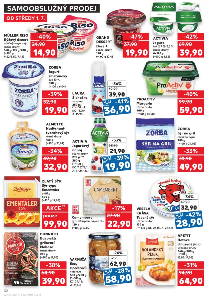 Kaufland catalog page 32 — 2026-07-01 to 2026-07-07