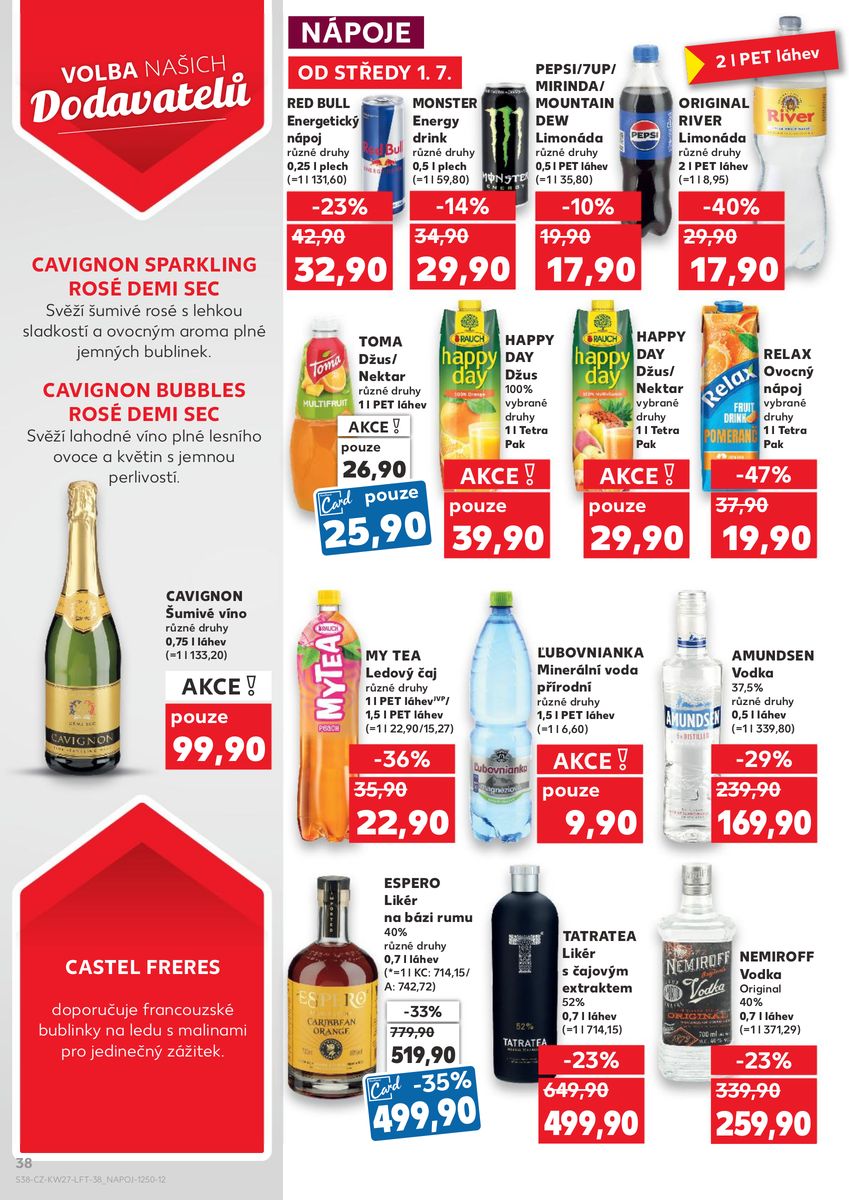 Kaufland catalog page 38 — 2026-07-01 to 2026-07-07