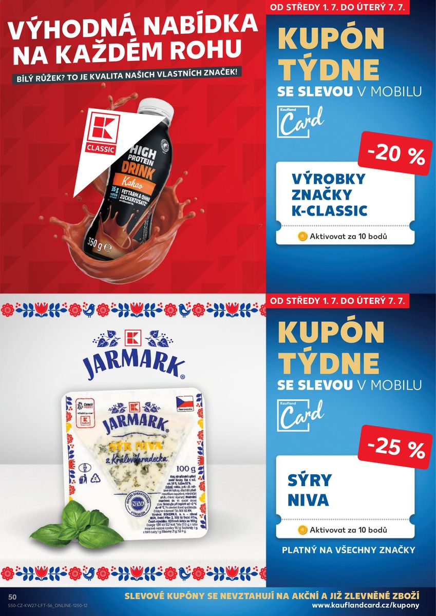 Kaufland catalog page 50 — 2026-07-01 to 2026-07-07