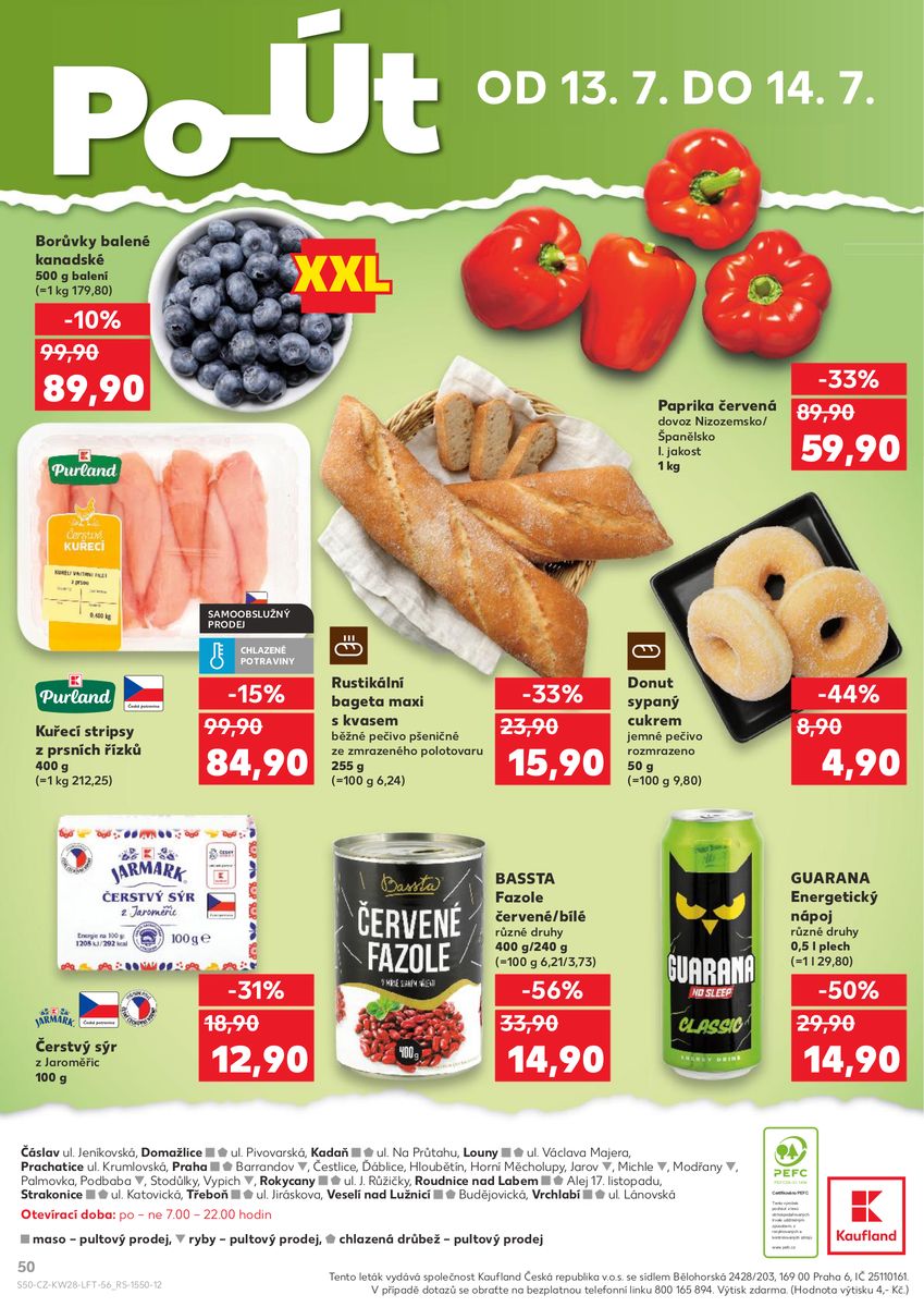 Kaufland catalog page 50 — 2026-07-08 to 2026-07-14