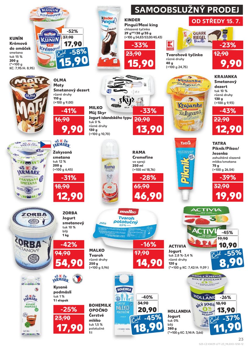 Kaufland catalog page 23 — 2026-07-15 to 2026-07-21