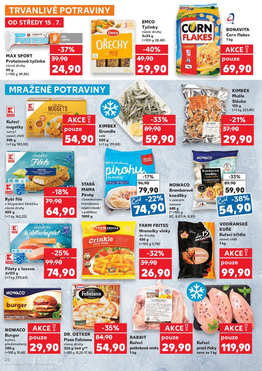 Kaufland catalog page 26 — 2026-07-15 to 2026-07-21