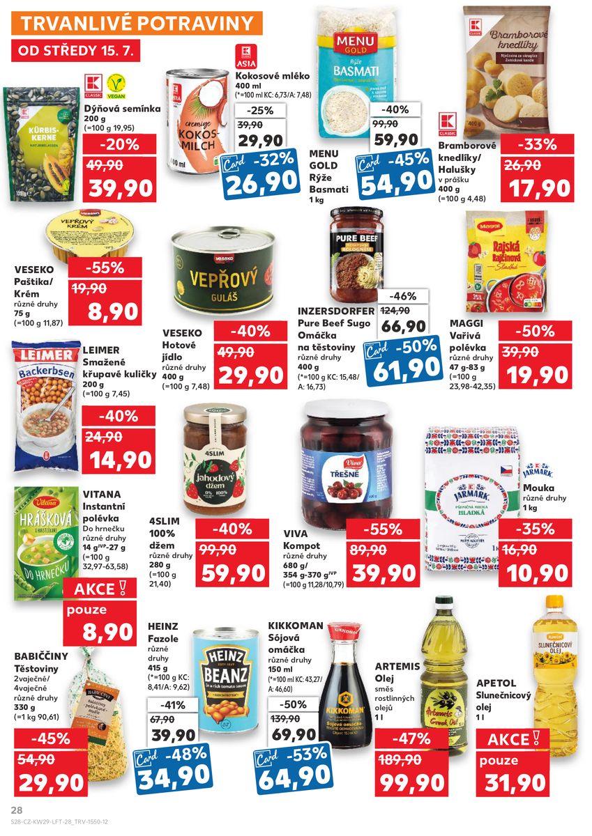 Kaufland catalog page 28 — 2026-07-15 to 2026-07-21