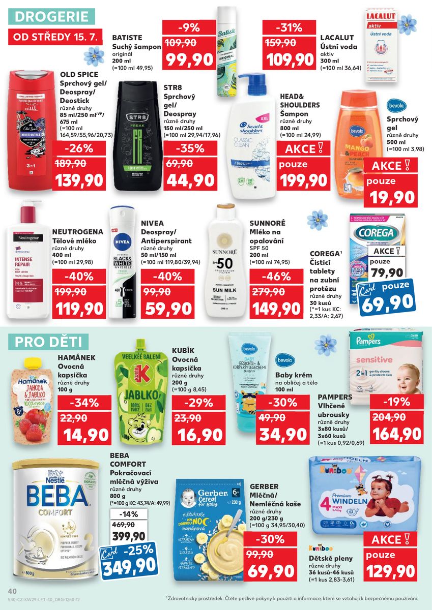 Kaufland catalog page 40 — 2026-07-15 to 2026-07-21