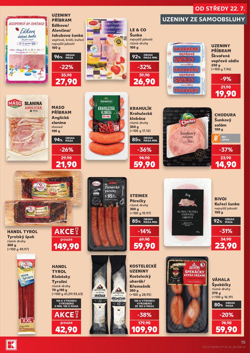 Kaufland catalog page 15 — 2026-07-22 to 2026-07-28