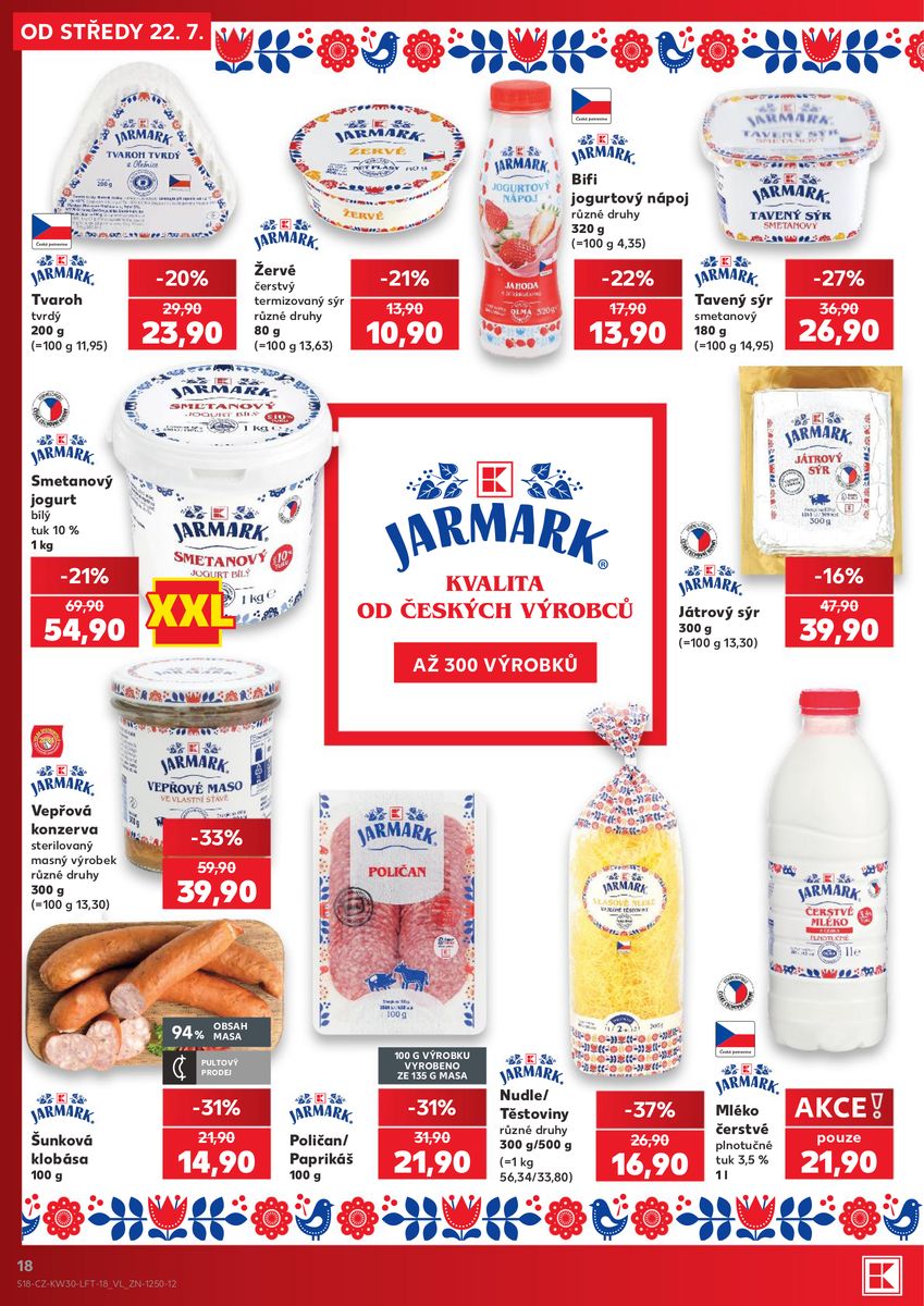 Kaufland catalog page 18 — 2026-07-22 to 2026-07-28