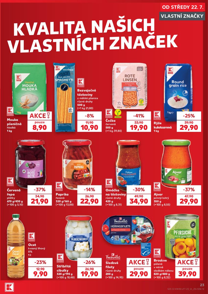 Kaufland catalog page 23 — 2026-07-22 to 2026-07-28