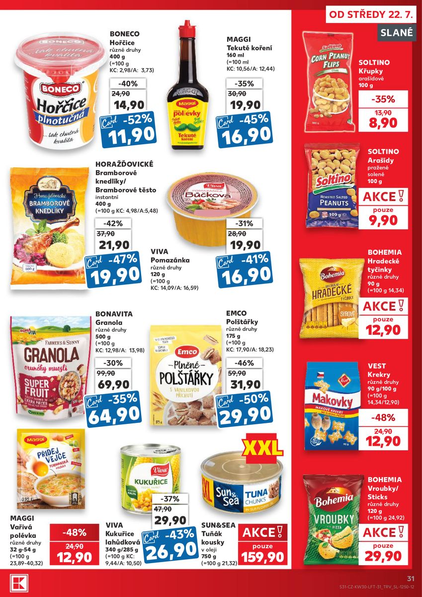 Kaufland catalog page 31 — 2026-07-22 to 2026-07-28