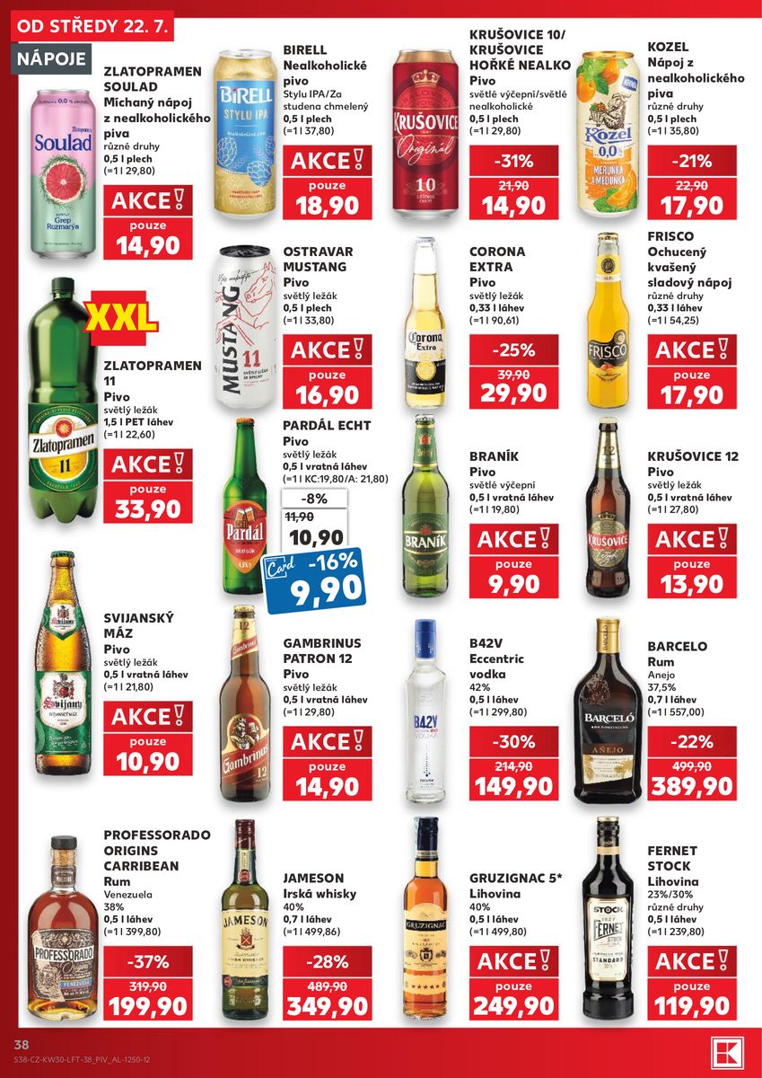 Kaufland catalog page 38 — 2026-07-22 to 2026-07-28