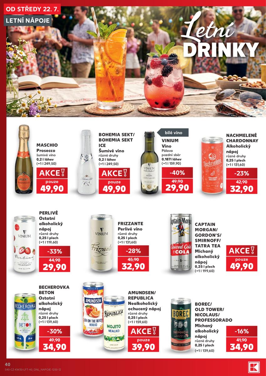 Kaufland catalog page 40 — 2026-07-22 to 2026-07-28