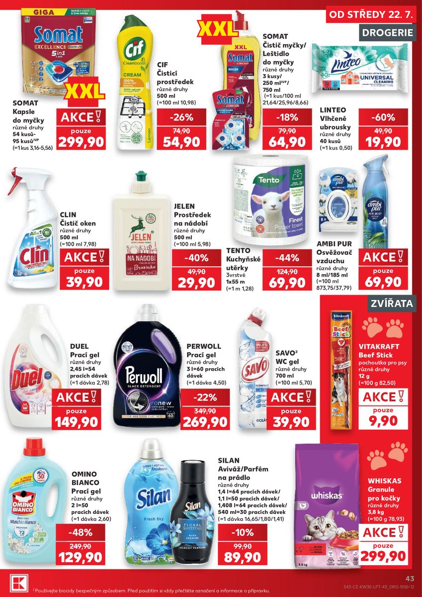 Kaufland catalog page 43 — 2026-07-22 to 2026-07-28