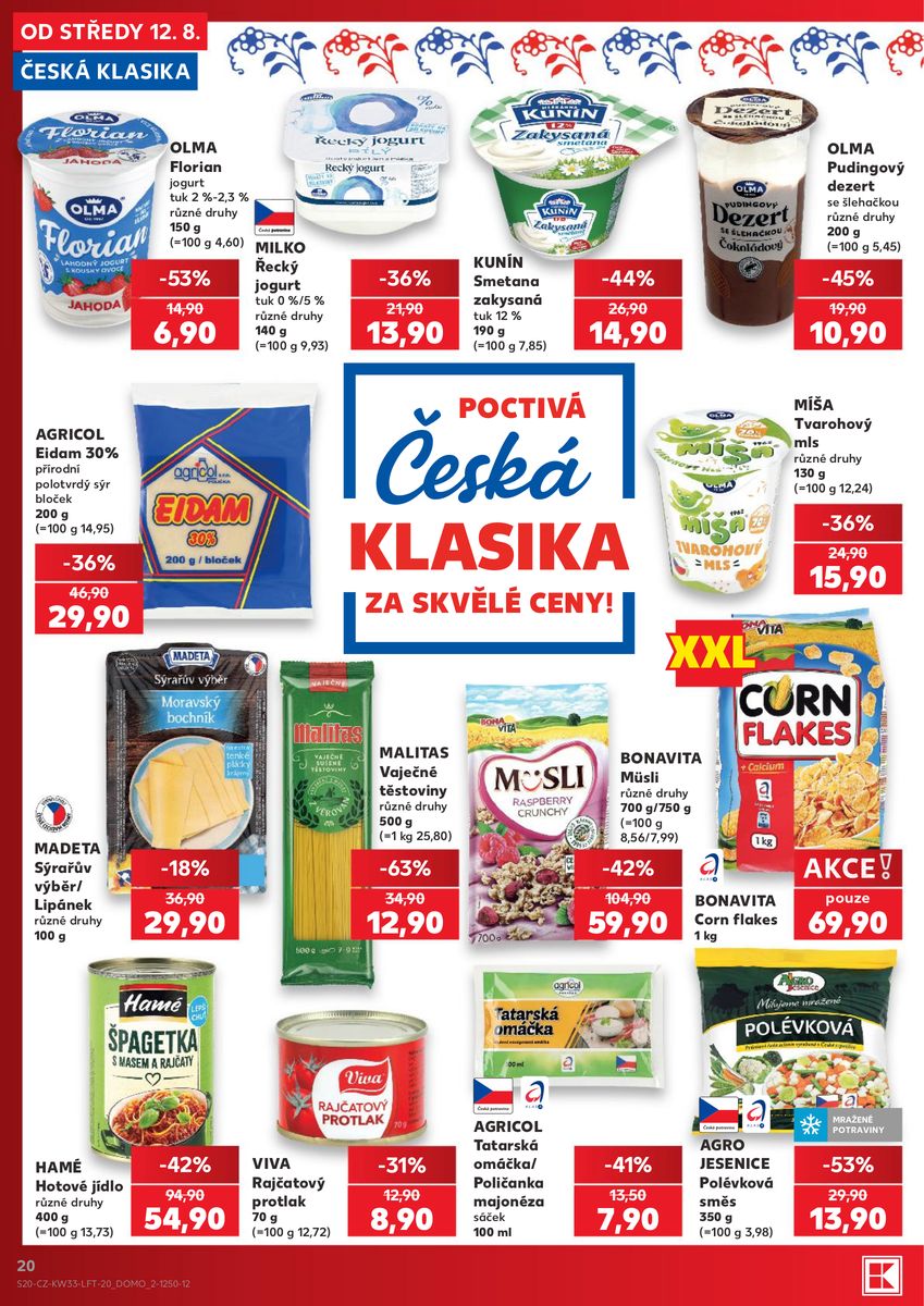 Kaufland catalog page 20 — 2026-08-12 to 2026-08-18