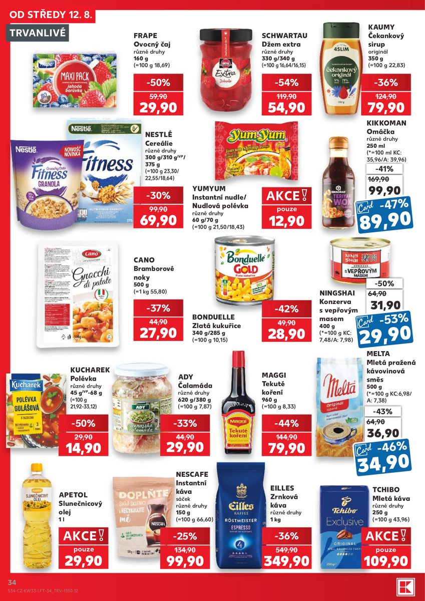 Kaufland catalog page 34 — 2026-08-12 to 2026-08-18
