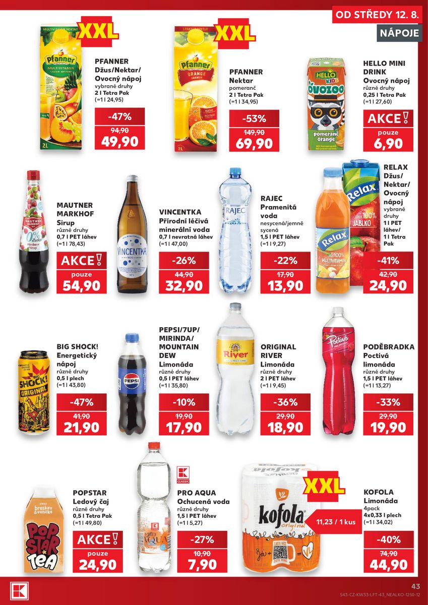 Kaufland catalog page 43 — 2026-08-12 to 2026-08-18
