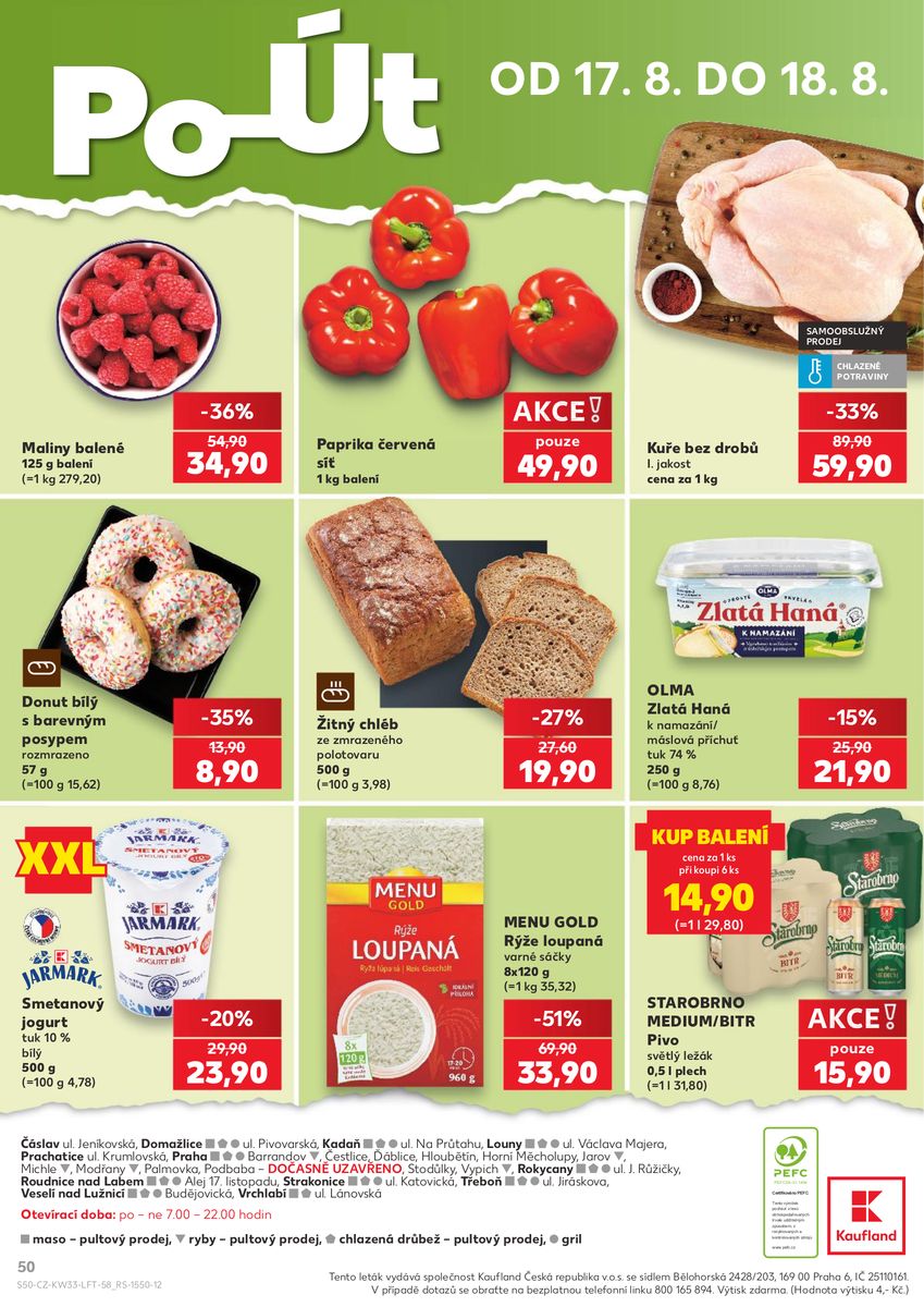 Kaufland catalog page 50 — 2026-08-12 to 2026-08-18