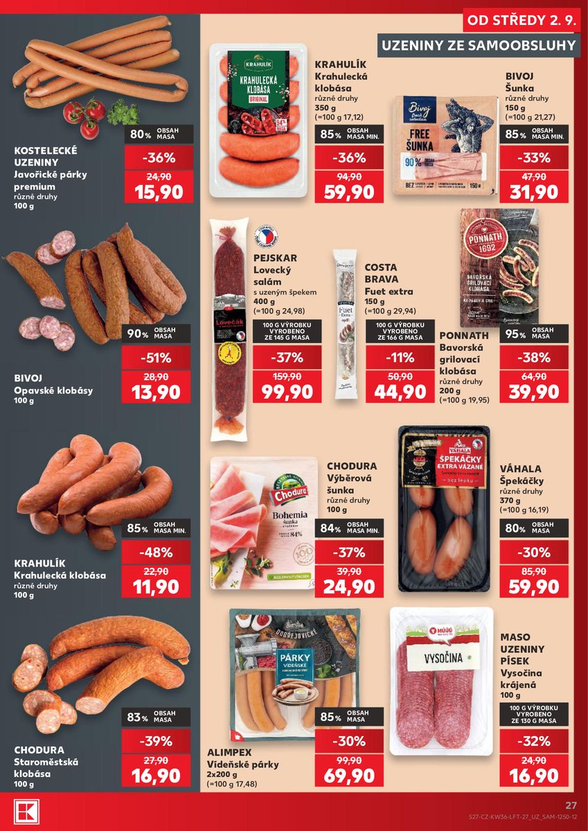Kaufland catalog page 27 — 2026-09-02 to 2026-09-08