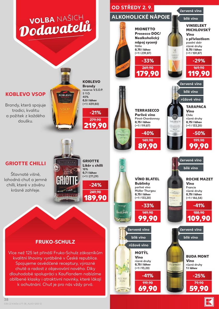 Kaufland catalog page 38 — 2026-09-02 to 2026-09-08