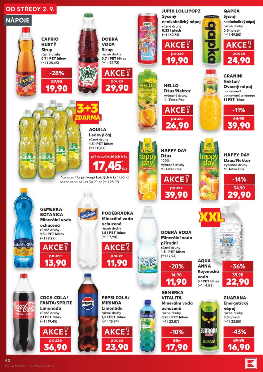 Kaufland catalog page 40 — 2026-09-02 to 2026-09-08