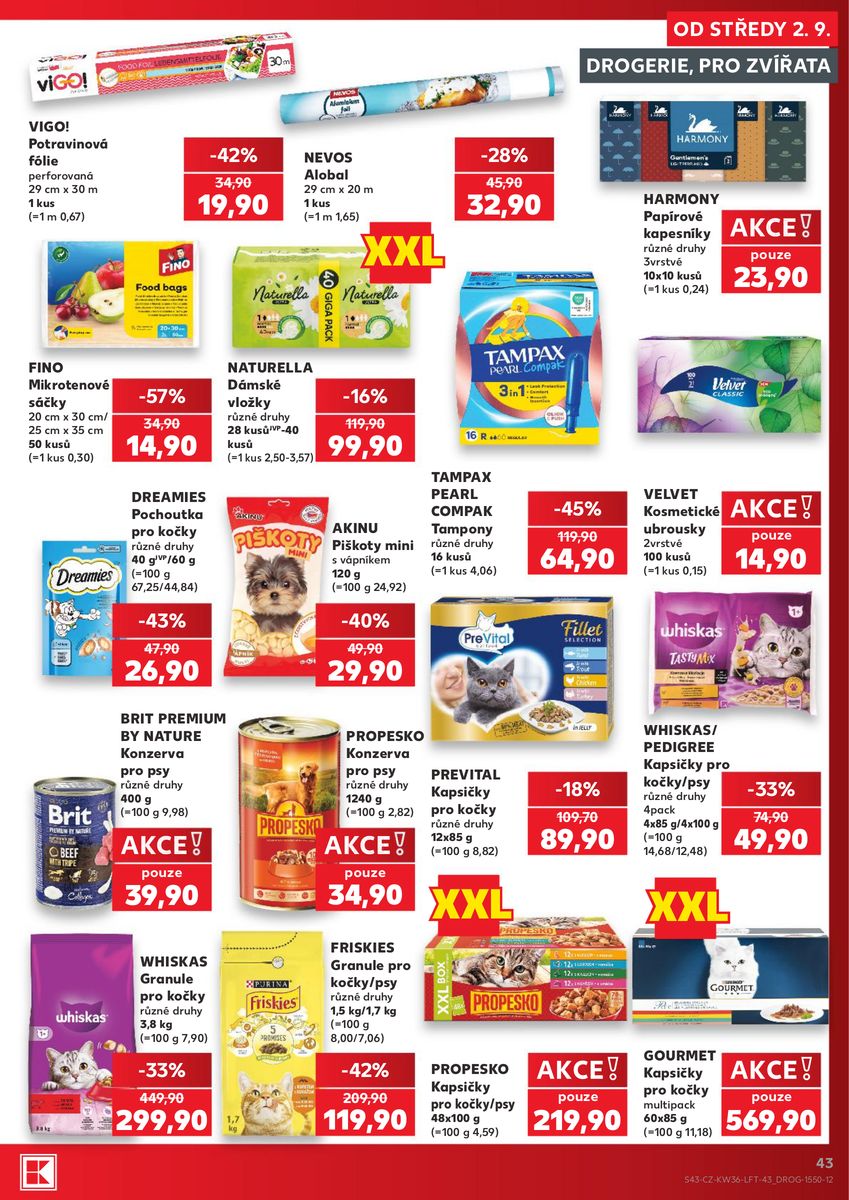 Kaufland catalog page 43 — 2026-09-02 to 2026-09-08