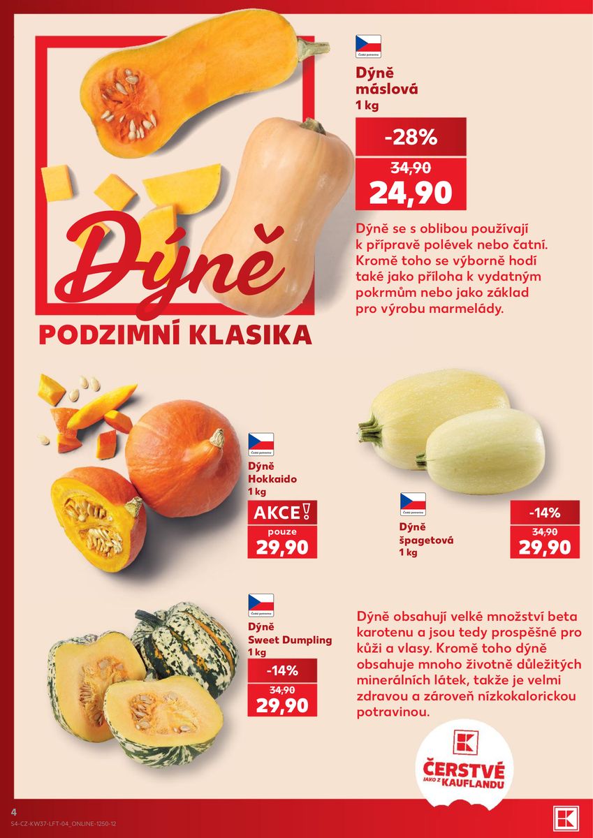 Kaufland catalog page 4 — 2026-09-09 to 2026-09-15