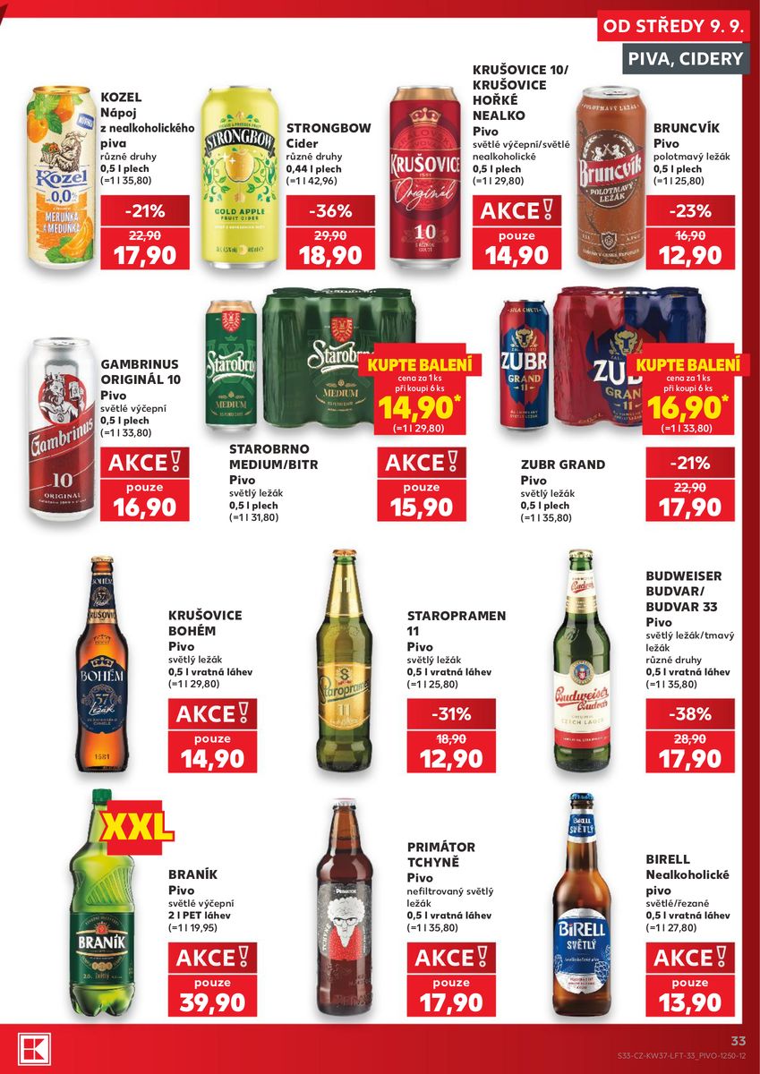 Kaufland catalog page 33 — 2026-09-09 to 2026-09-15