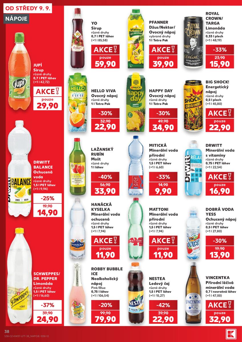 Kaufland catalog page 38 — 2026-09-09 to 2026-09-15