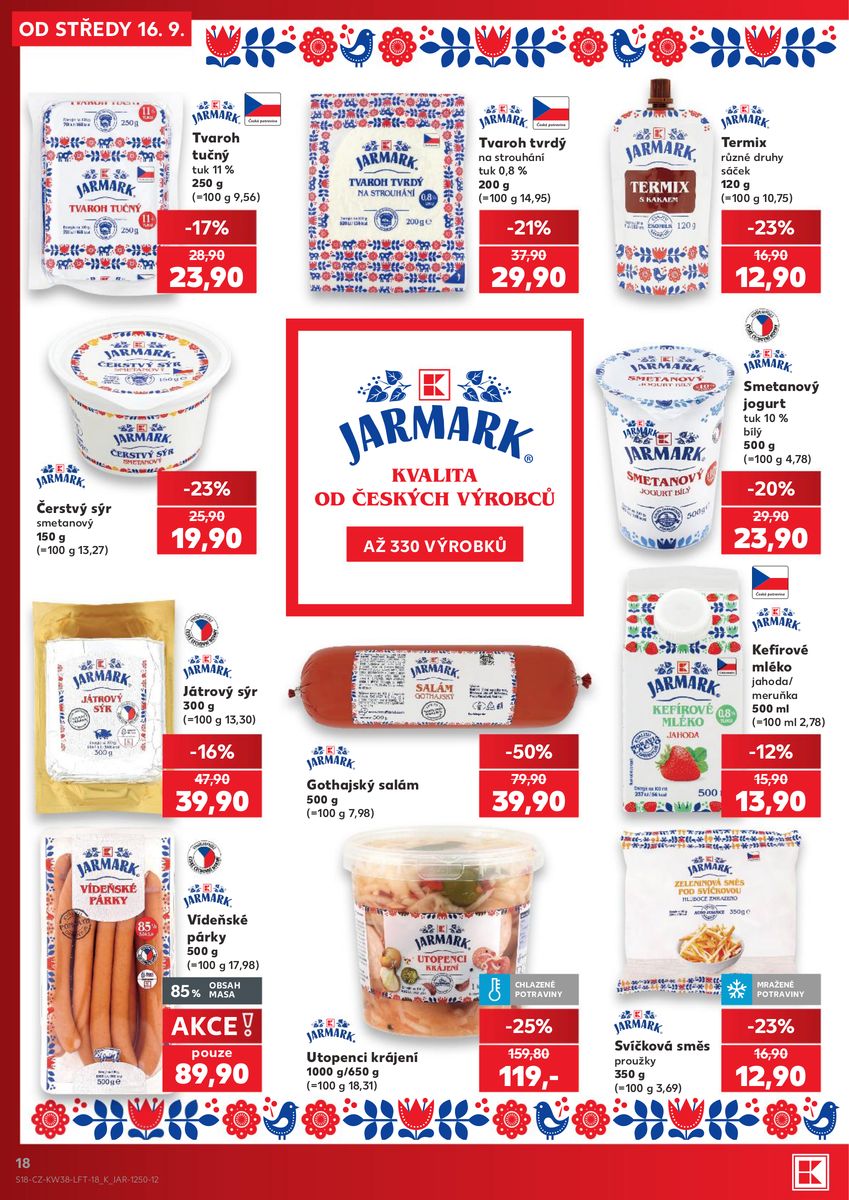Kaufland catalog page 18 — 2026-09-16 to 2026-09-22