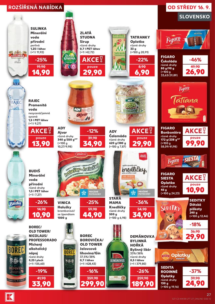 Kaufland catalog page 27 — 2026-09-16 to 2026-09-22