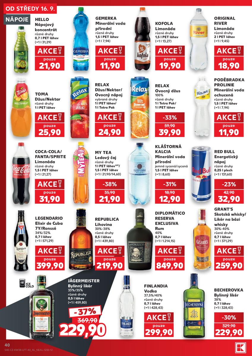 Kaufland catalog page 40 — 2026-09-16 to 2026-09-22
