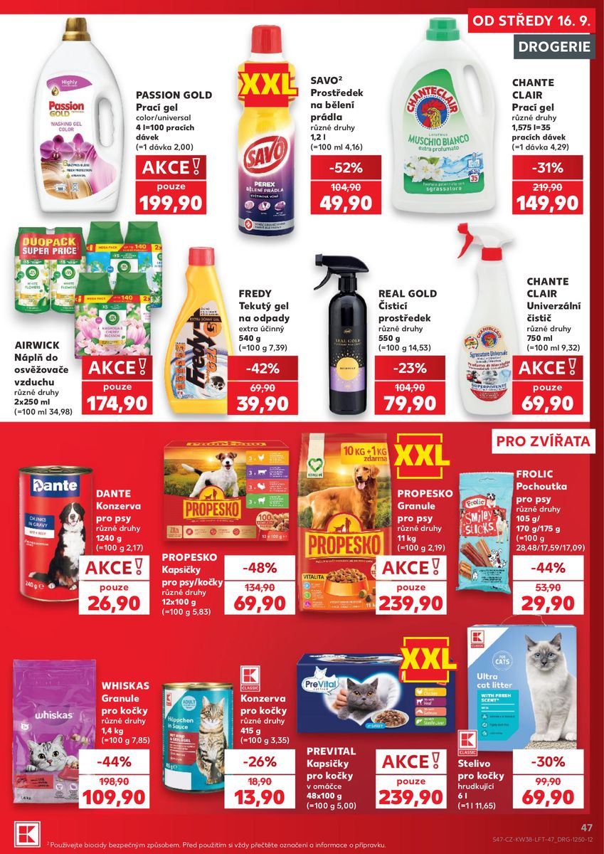 Kaufland catalog page 47 — 2026-09-16 to 2026-09-22
