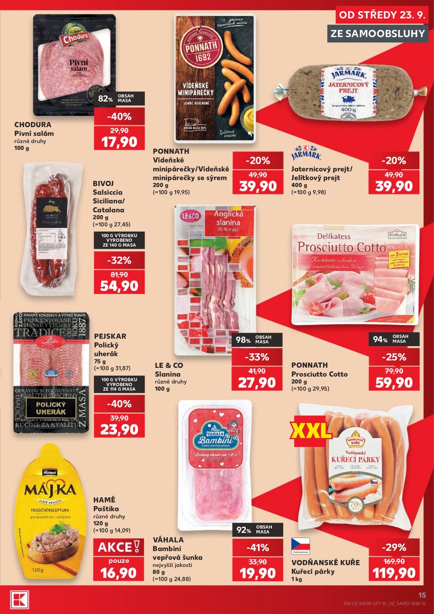 Kaufland catalog page 15 — 2026-09-23 to 2026-09-29