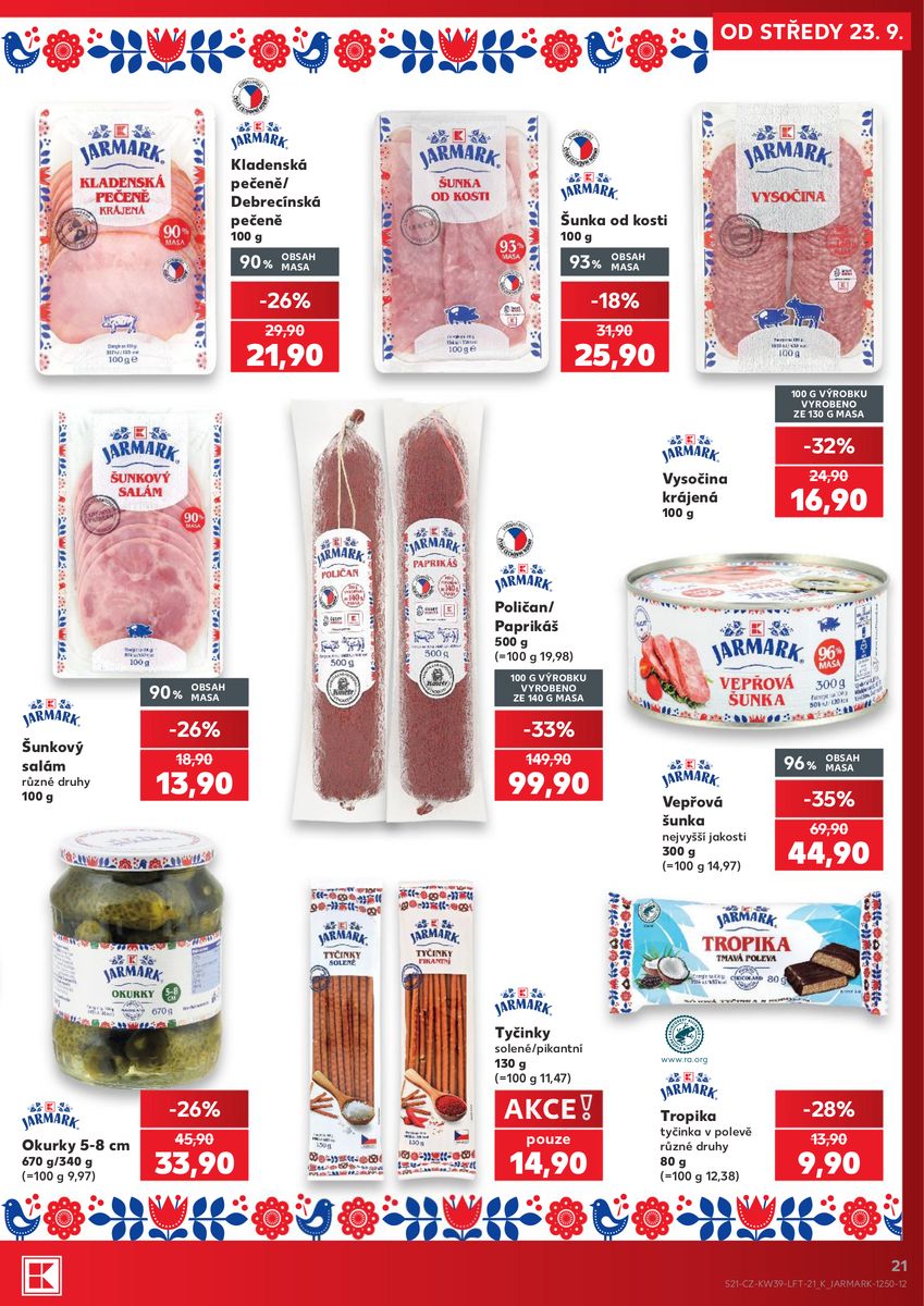 Kaufland catalog page 21 — 2026-09-23 to 2026-09-29