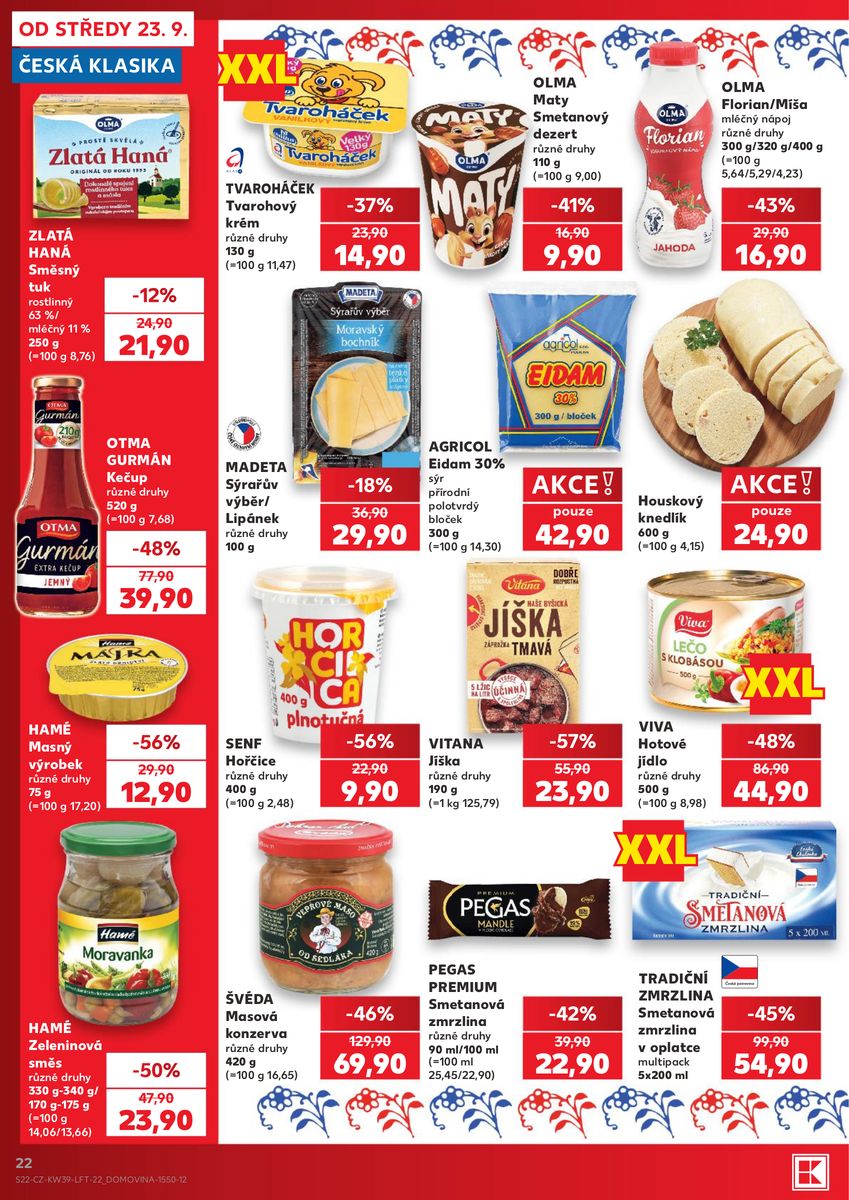 Kaufland catalog page 22 — 2026-09-23 to 2026-09-29