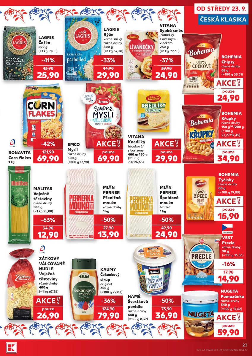 Kaufland catalog page 23 — 2026-09-23 to 2026-09-29