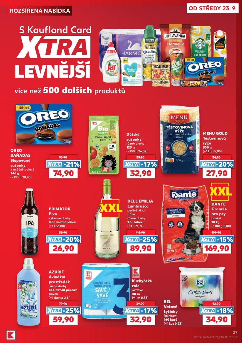 Kaufland catalog page 27 — 2026-09-23 to 2026-09-29