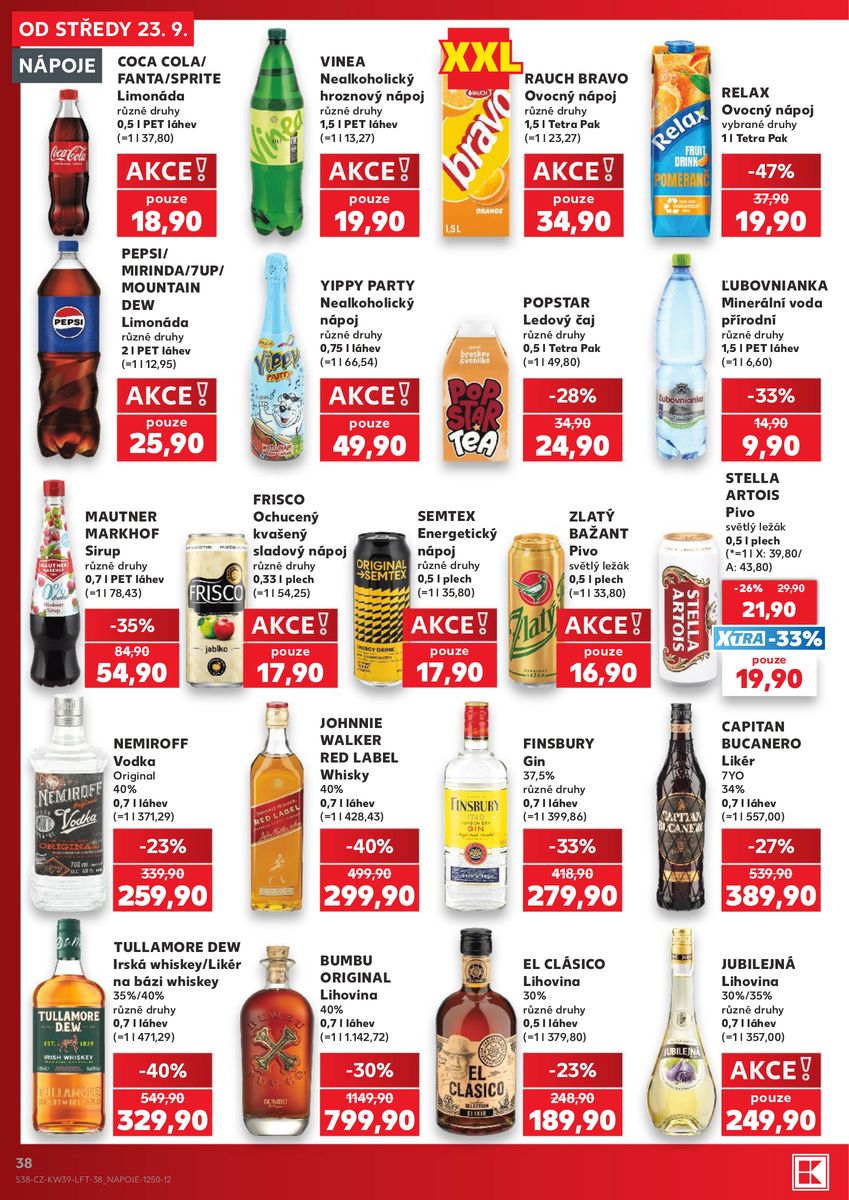 Kaufland catalog page 38 — 2026-09-23 to 2026-09-29