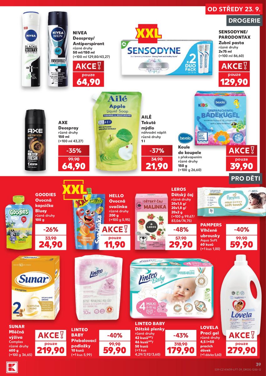 Kaufland catalog page 39 — 2026-09-23 to 2026-09-29