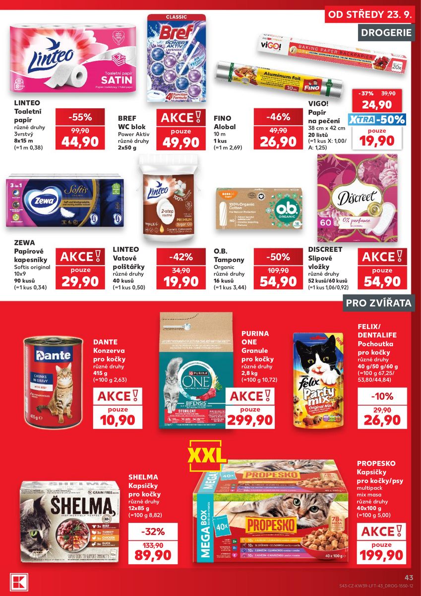 Kaufland catalog page 43 — 2026-09-23 to 2026-09-29