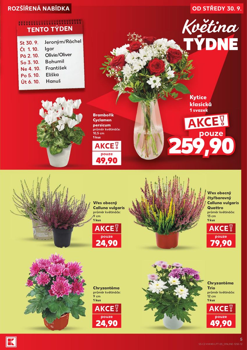 Kaufland catalog page 5 — 2026-09-30 to 2026-10-06