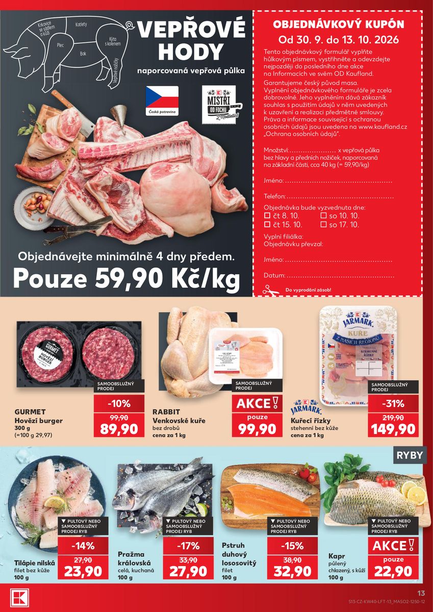 Kaufland catalog page 13 — 2026-09-30 to 2026-10-06