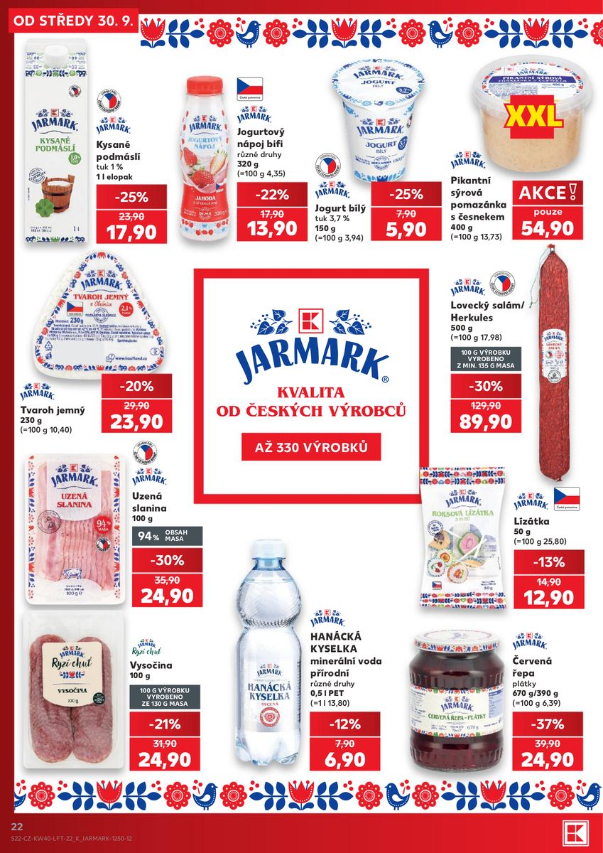 Kaufland catalog page 22 — 2026-09-30 to 2026-10-06