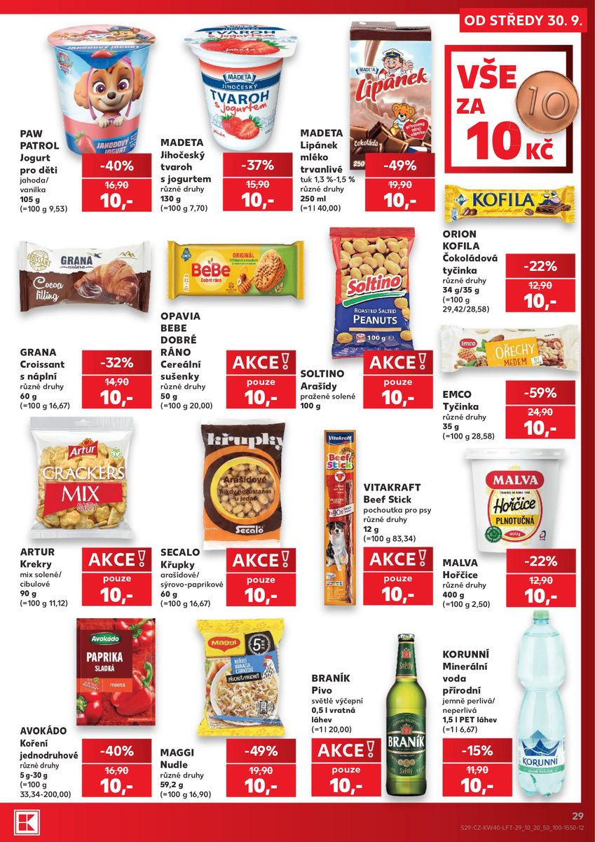 Kaufland catalog page 29 — 2026-09-30 to 2026-10-06