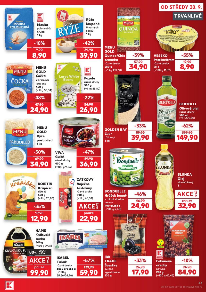 Kaufland catalog page 33 — 2026-09-30 to 2026-10-06