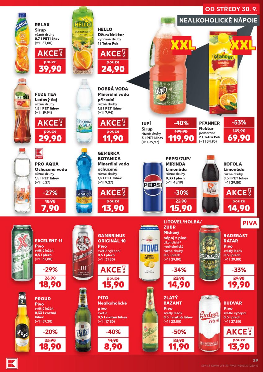 Kaufland catalog page 39 — 2026-09-30 to 2026-10-06