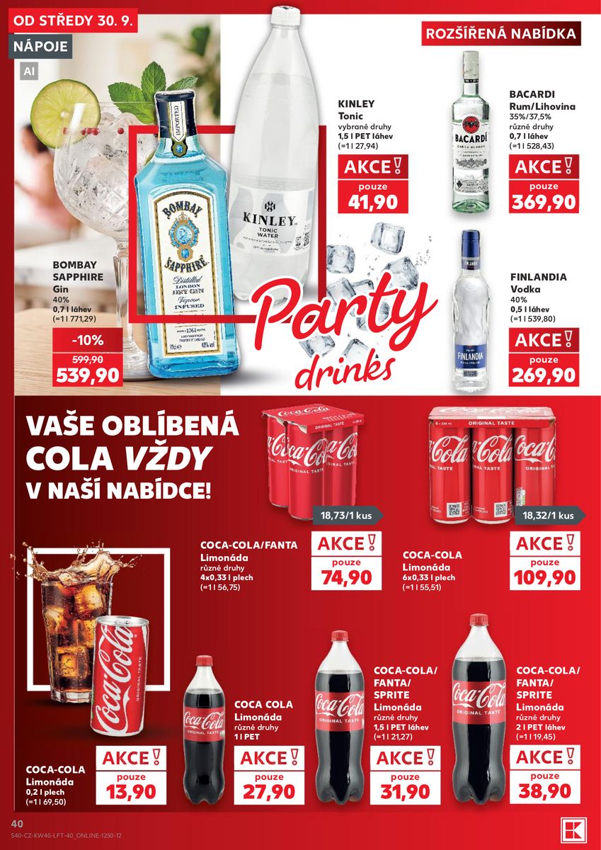 Kaufland catalog page 40 — 2026-09-30 to 2026-10-06