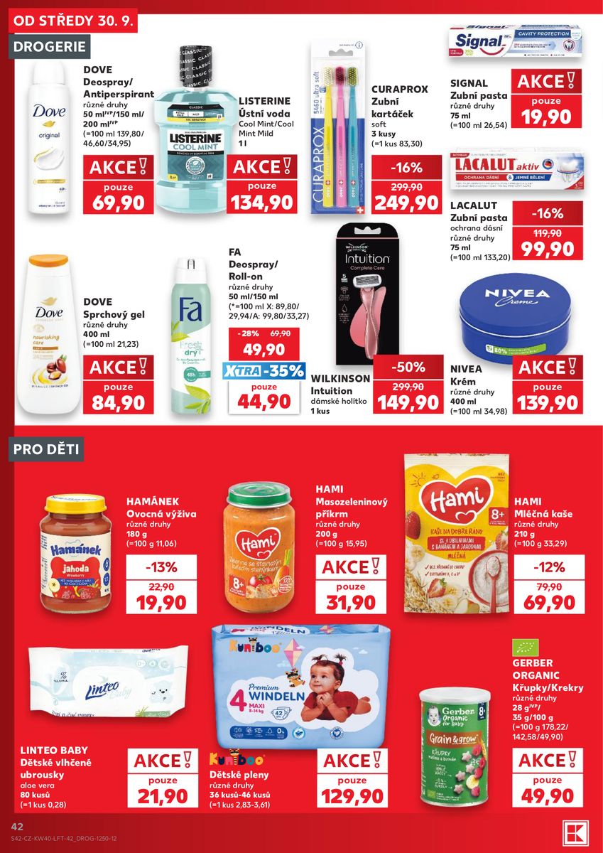 Kaufland catalog page 42 — 2026-09-30 to 2026-10-06