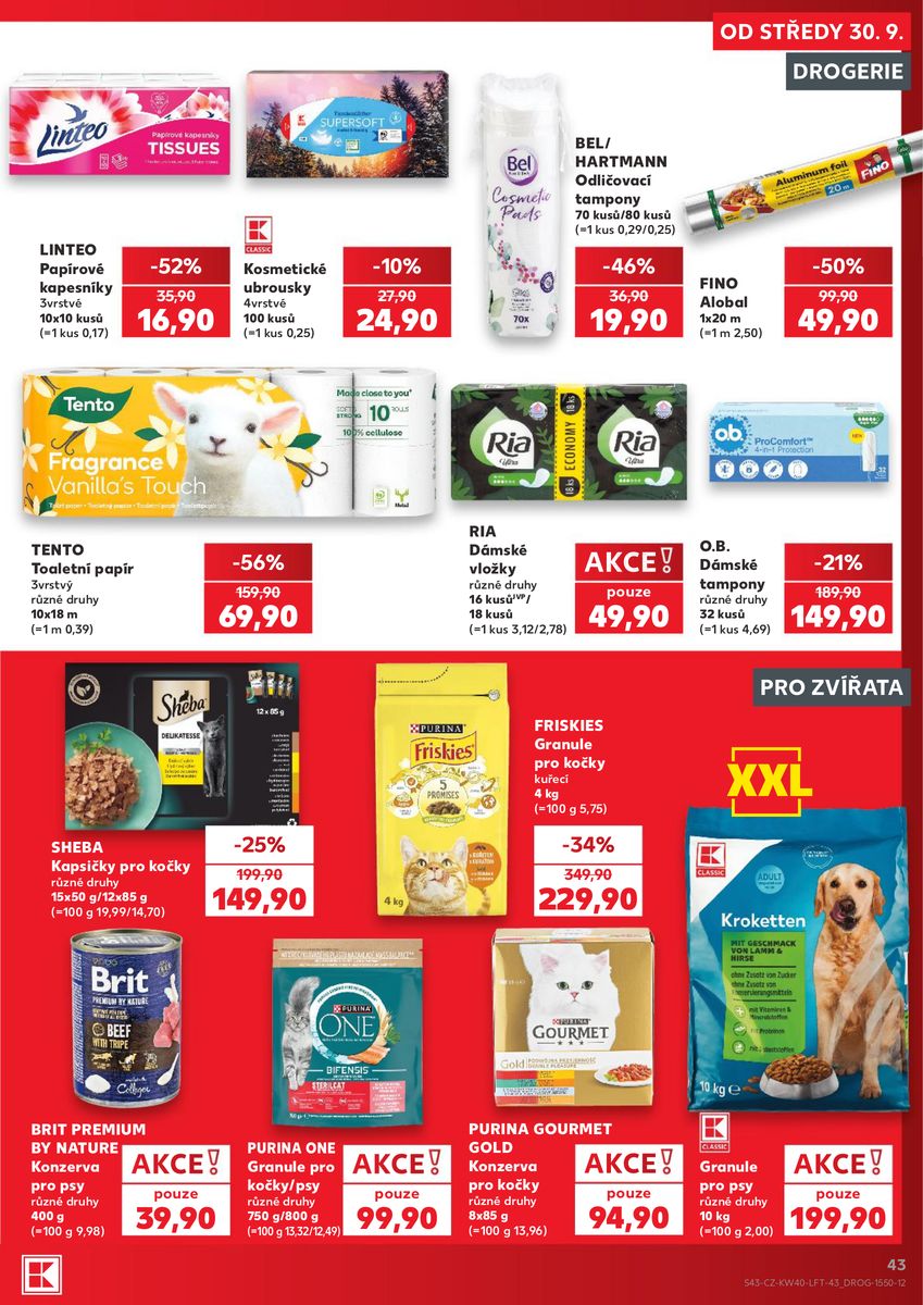 Kaufland catalog page 43 — 2026-09-30 to 2026-10-06