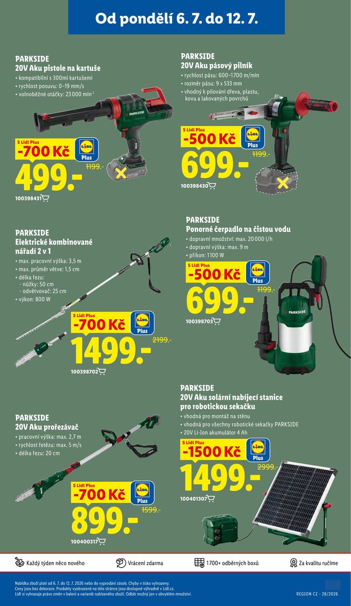 Lidl catalog page 45 — 2026-07-06 to 2026-07-08
